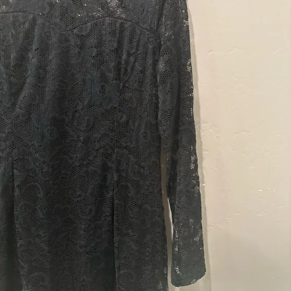 Stanzino Black Lace Long Sleeve Dress - Picture 4 of 8